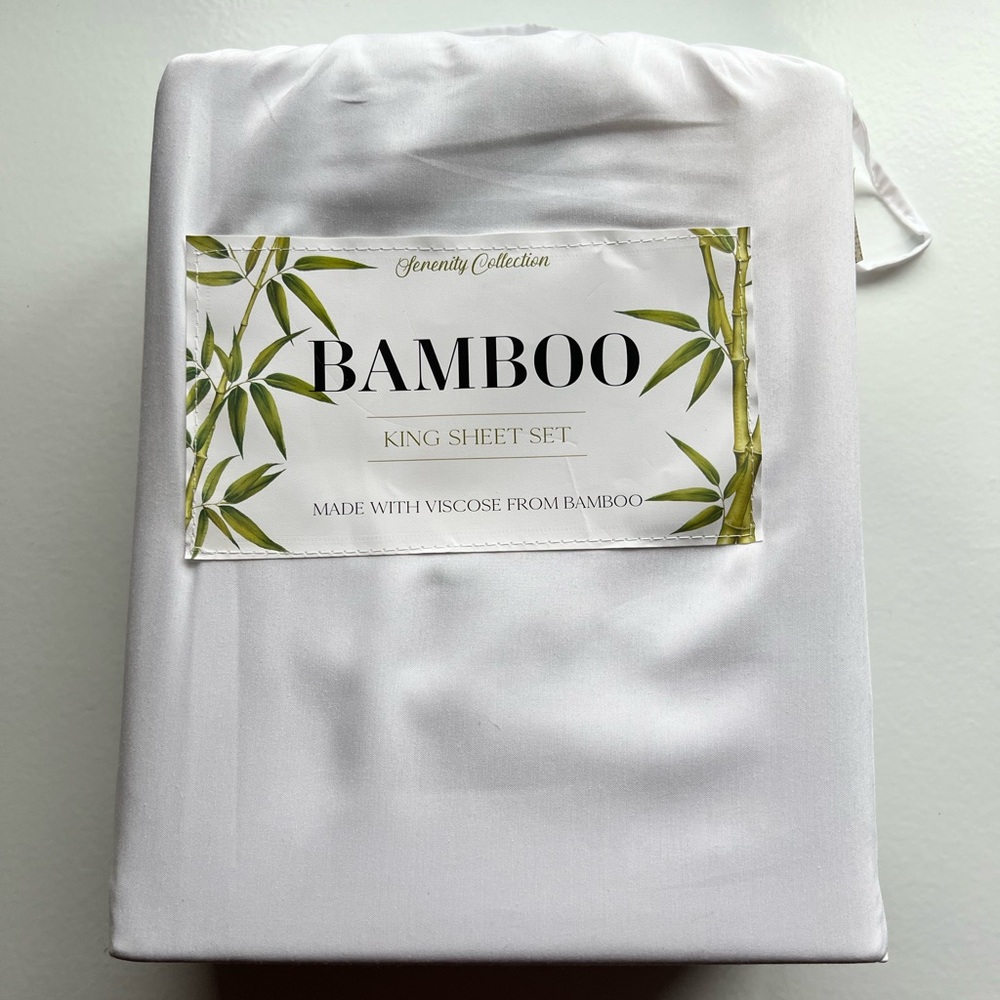 Serenity Collection Bamboo King Sheet Set